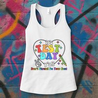 ItS Test Day YAll Funny Testing Day Womens Tank Top