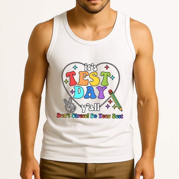 ItS Test Day YAll Funny Testing Day Tank Top