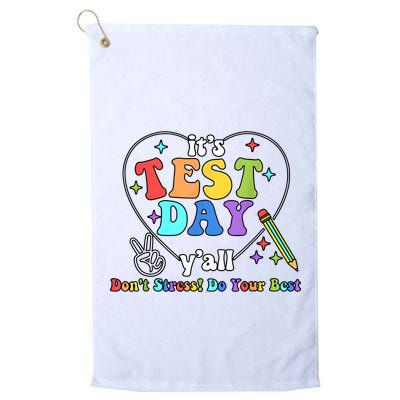 ItS Test Day YAll Funny Testing Day Golf Towel