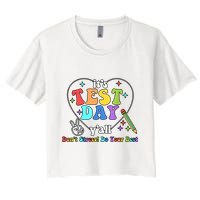 ItS Test Day YAll Funny Testing Day Crop Top