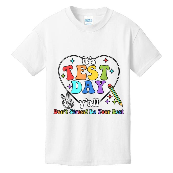 ItS Test Day YAll Funny Testing Day Kids T-Shirt