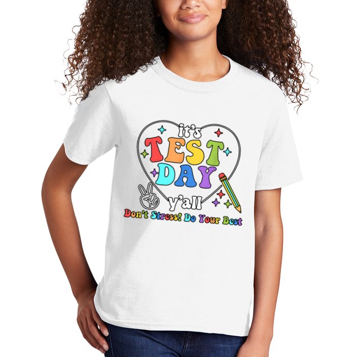 ItS Test Day YAll Funny Testing Day Kids T-Shirt