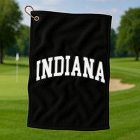 Indiana Throwback Design Classic Golf Towel