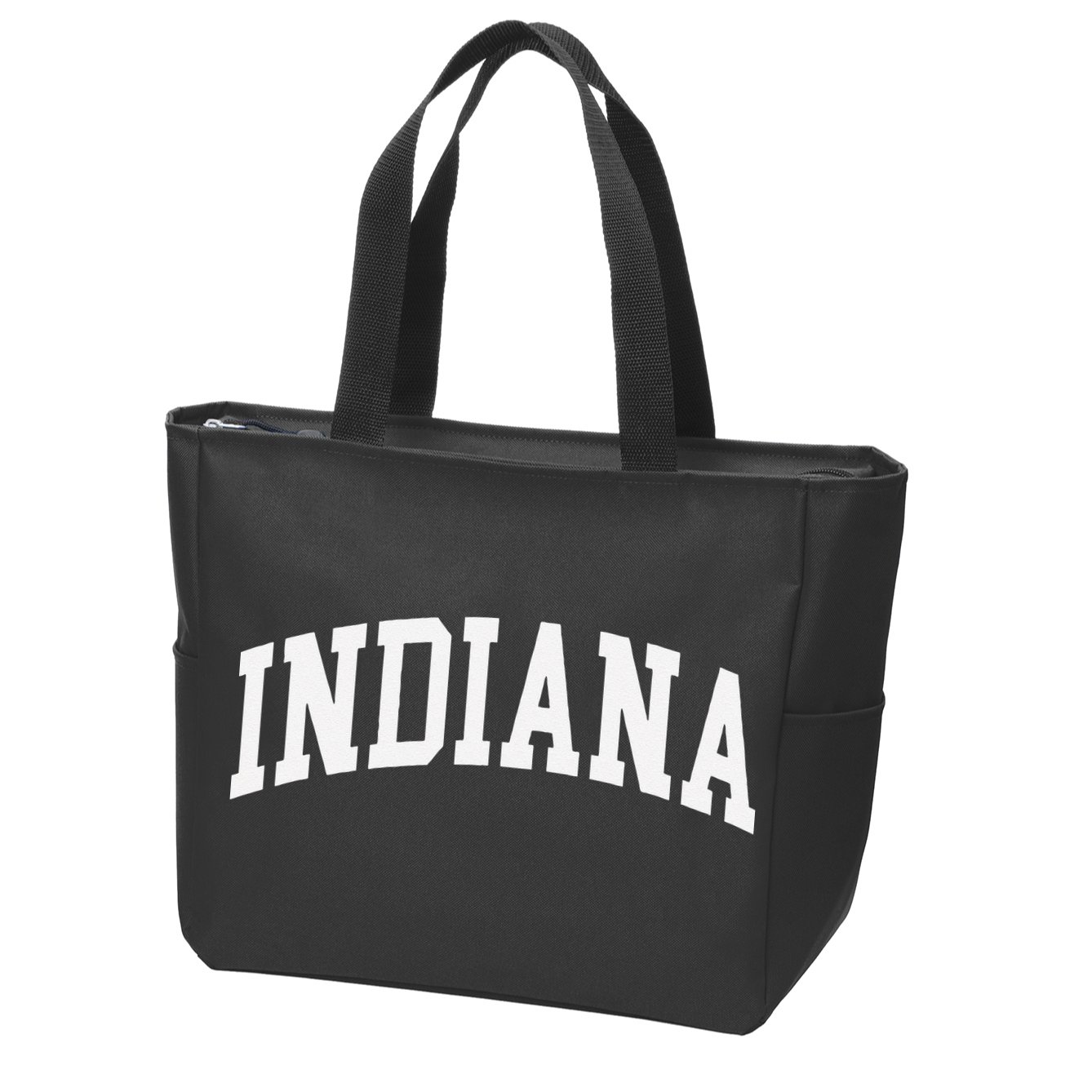 Indiana Throwback Design Classic Zip Tote Bag