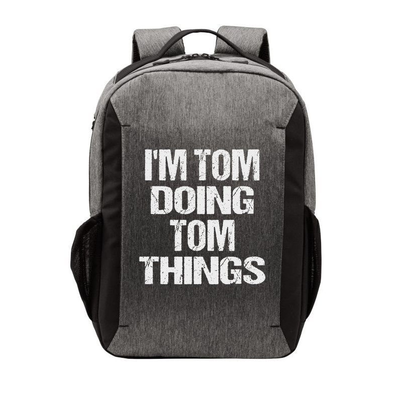 I'm Tom Doing Tom Things Personalized First Name Vector Backpack