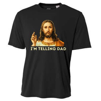 IM Telling Dad Religious Christian Jesus Meme Cooling Performance Crew T-Shirt