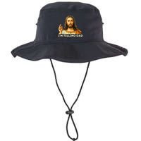 IM Telling Dad Religious Christian Jesus Meme Bucket Hat
