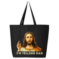 IM Telling Dad Religious Christian Jesus Meme 25L Jumbo Tote