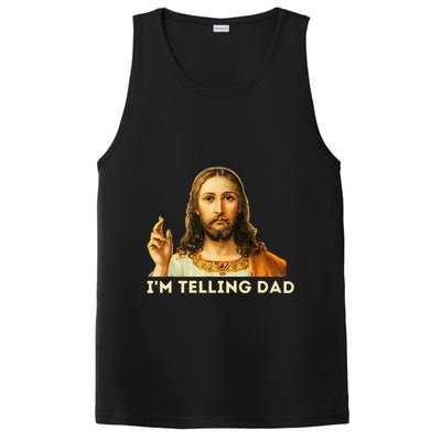 IM Telling Dad Religious Christian Jesus Meme PosiCharge Competitor Tank