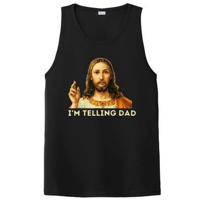 IM Telling Dad Religious Christian Jesus Meme PosiCharge Competitor Tank