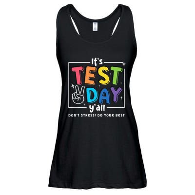 It's Test Day Y'all Funny Testing Coordinator For Teachers Ladies Essential Flowy Tank