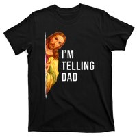 Im Telling Dad Funny Religious Christian Jesus Meme T-Shirt