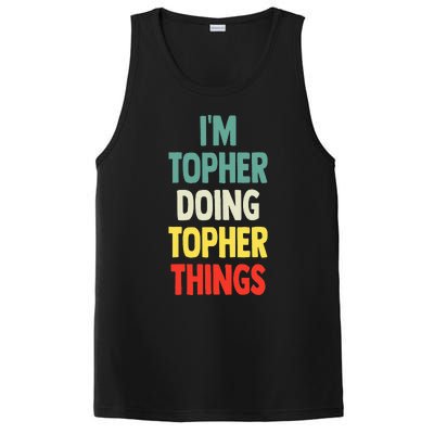 IM Topher Doing Topher Things Fun Personalized Name Topher PosiCharge Competitor Tank