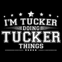 Im Tucker Doing Tucker Things Drawstring Bag