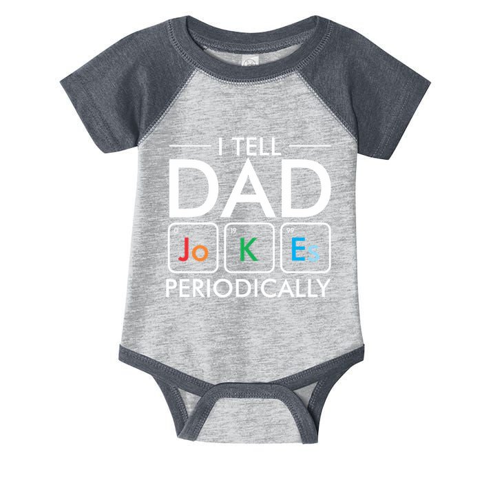 I Tell Dad Jokes Periodically Infant Baby Jersey Bodysuit