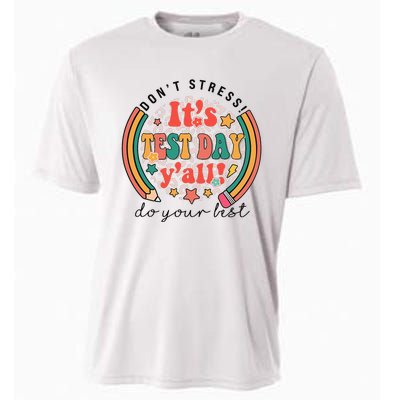 It's Test Day Y'all Funny Testing Day For Teacher Student Cooling Performance Crew T-Shirt