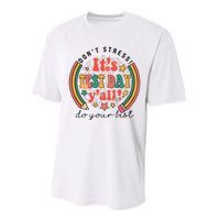 It's Test Day Y'all Funny Testing Day For Teacher Student Performance Sprint T-Shirt