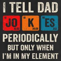 I Tell Dad Jokes Periodically But Only When I'm My Element Knit Cap Winter Beanie
