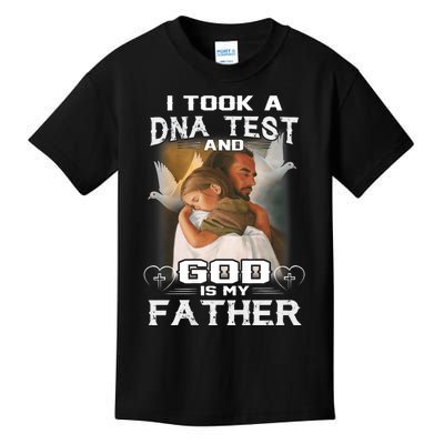 I Took Dna Test And God Is My Father Kids T-Shirt