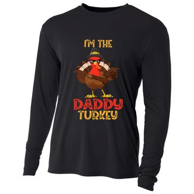 I'm The Daddy Turkey Cool Happy Thanksgiving Thankful Funny Cooling Performance Long Sleeve Crew