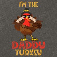 I'm The Daddy Turkey Cool Happy Thanksgiving Thankful Funny Cotton Canvas Backpack