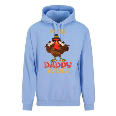 I'm The Daddy Turkey Cool Happy Thanksgiving Thankful Funny Unisex Surf Hoodie