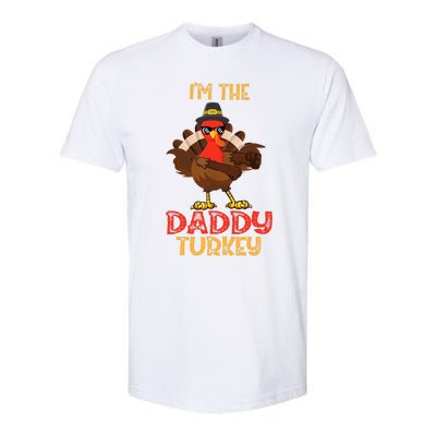 I'm The Daddy Turkey Cool Happy Thanksgiving Thankful Funny Softstyle CVC T-Shirt