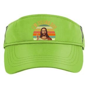 Im Telling Dad Funny Religious Christian Jesus Adult Drive Performance Visor