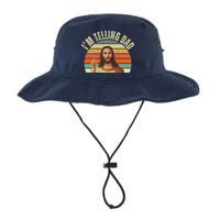 Im Telling Dad Funny Religious Christian Jesus Bucket Hat