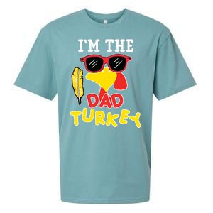 Im The Dad Turkey Funny Thanksgiving Sueded Cloud Jersey T-Shirt