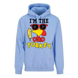 Im The Dad Turkey Funny Thanksgiving Unisex Surf Hoodie