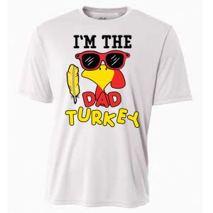 Im The Dad Turkey Funny Thanksgiving Cooling Performance Crew T-Shirt