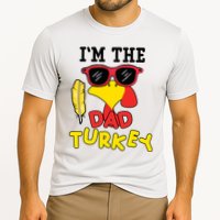 Im The Dad Turkey Funny Thanksgiving Cooling Performance Crew T-Shirt