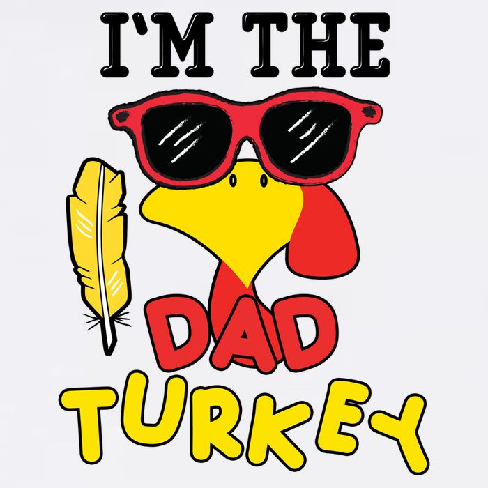 Im The Dad Turkey Funny Thanksgiving Cooling Performance Crew T-Shirt