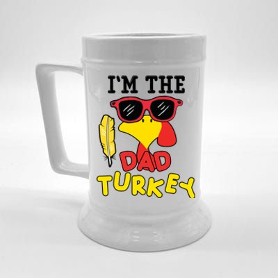 Im The Dad Turkey Funny Thanksgiving Beer Stein