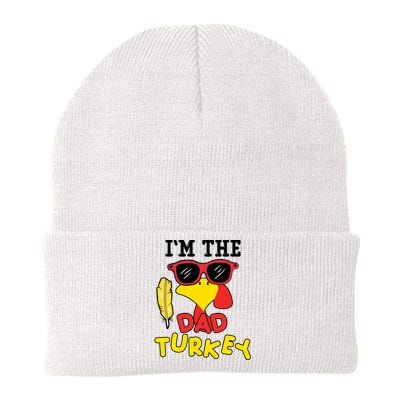 Im The Dad Turkey Funny Thanksgiving Knit Cap Winter Beanie