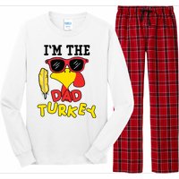 Im The Dad Turkey Funny Thanksgiving Long Sleeve Pajama Set