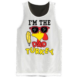 Im The Dad Turkey Funny Thanksgiving Mesh Reversible Basketball Jersey Tank