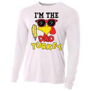 Im The Dad Turkey Funny Thanksgiving Cooling Performance Long Sleeve Crew