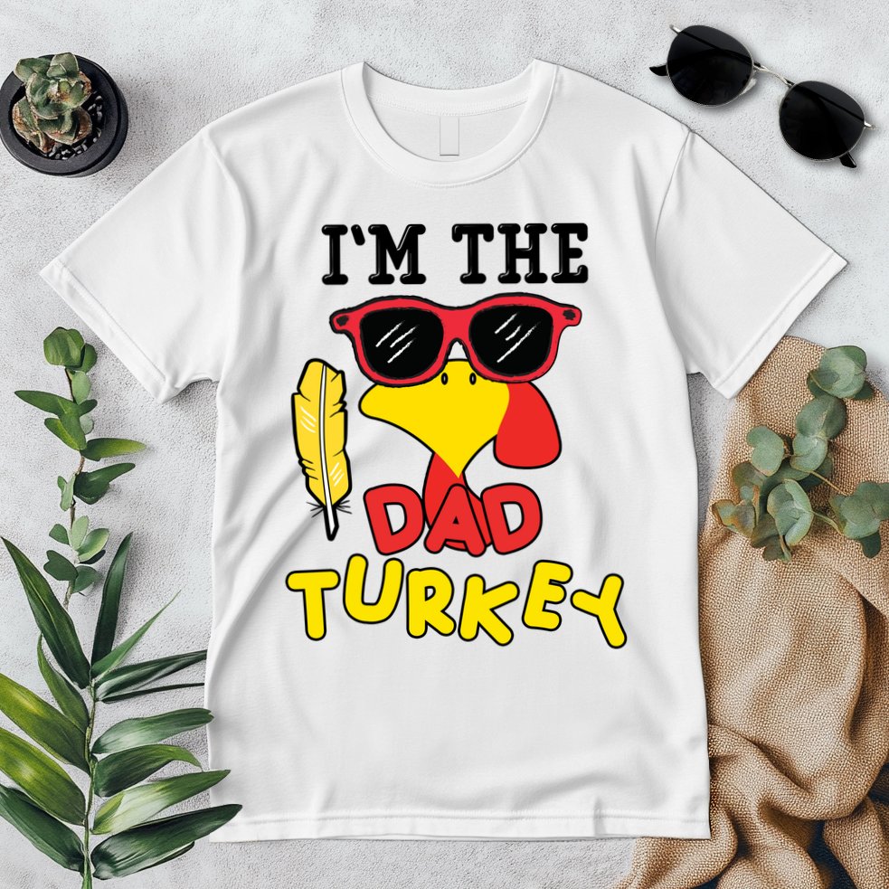 Im The Dad Turkey Funny Thanksgiving Premium T-Shirt