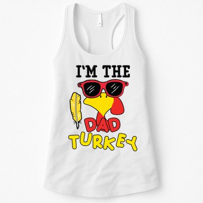 Im The Dad Turkey Funny Thanksgiving Womens Tank Top
