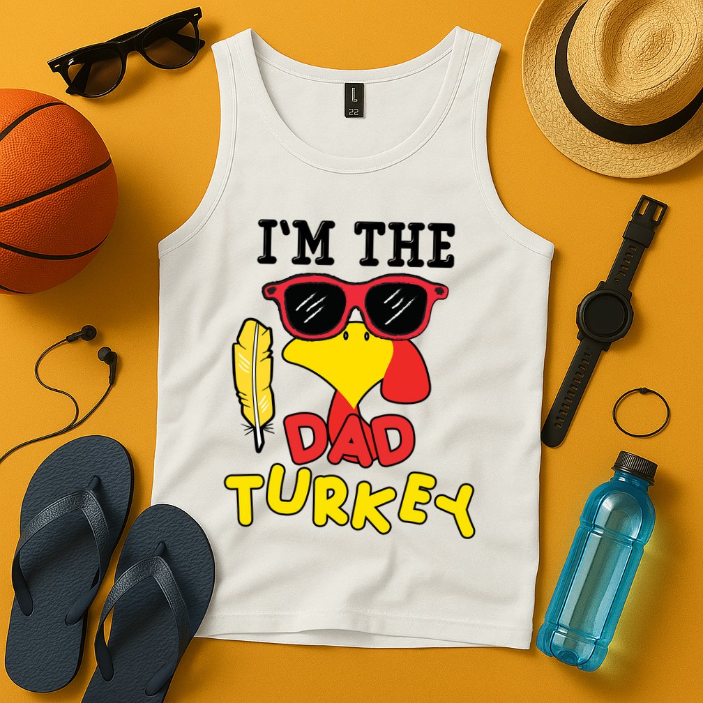 Im The Dad Turkey Funny Thanksgiving Tank Top