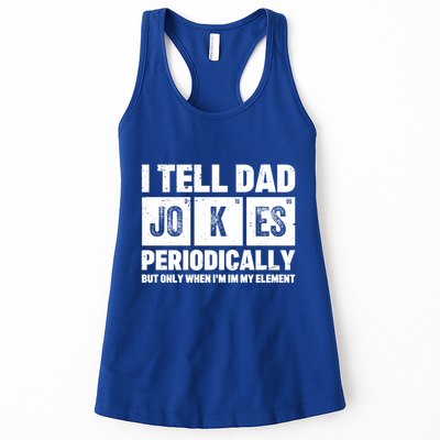 I Tell Dad Jokes Periodically Elet Vintage FatherS Day Meaningful Gift Womens Tank Top