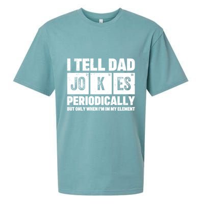 I Tell Dad Jokes Periodically Elet Vintage FatherS Day Meaningful Gift Sueded Cloud Jersey T-Shirt