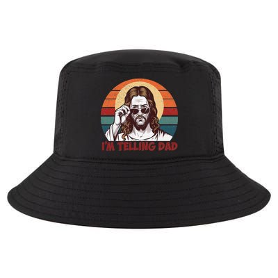 Im Telling Dad Funny Jesus Sayings Bible Verse Fathers Day Cool Comfort Performance Bucket Hat