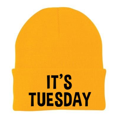 It's Tuesday Day Of The Week Prank April Fools Day Gift Knit Cap Winter Beanie