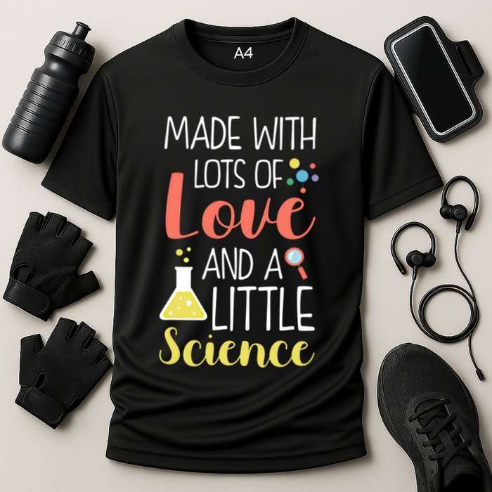 Ivf Transfer Day Love And Science Lucky Gift Cooling Performance Crew T-Shirt