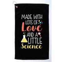 Ivf Transfer Day Love And Science Lucky Gift Golf Towel