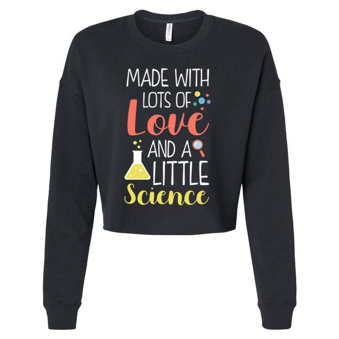 Ivf Transfer Day Love And Science Lucky Gift Cropped Pullover Crew