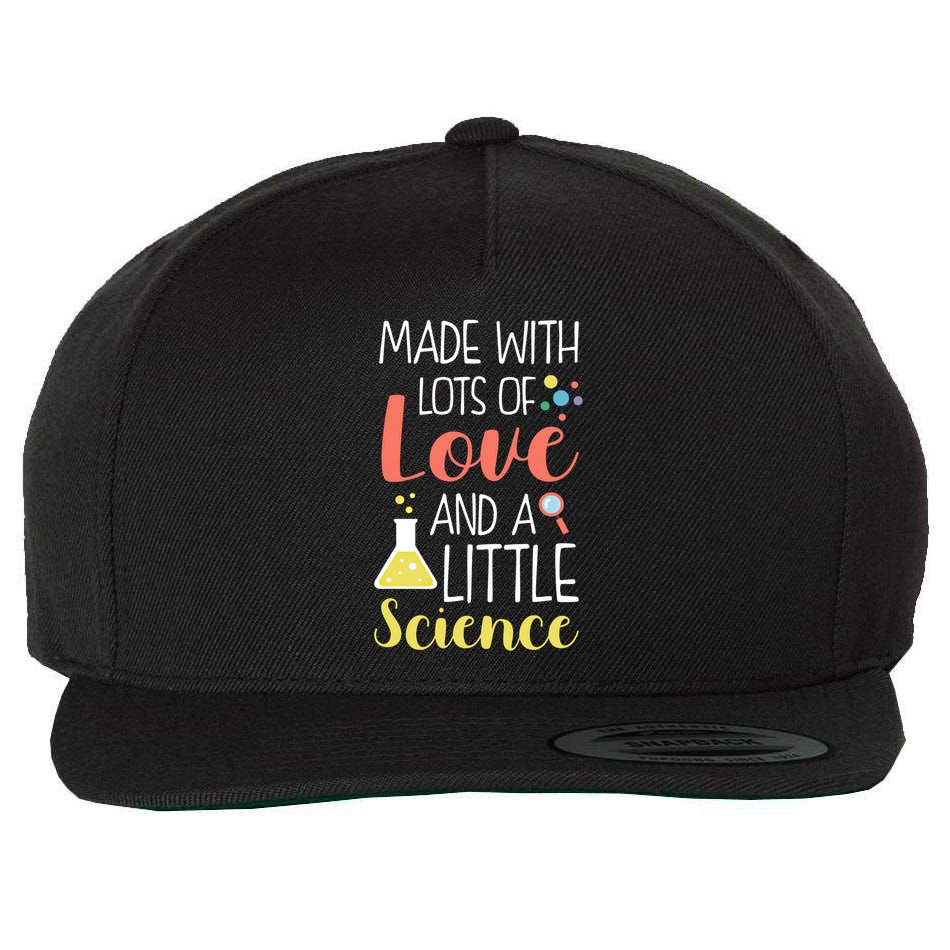 Ivf Transfer Day Love And Science Lucky Gift Wool Snapback Cap